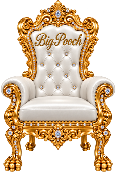 Big Pooch memorial throne